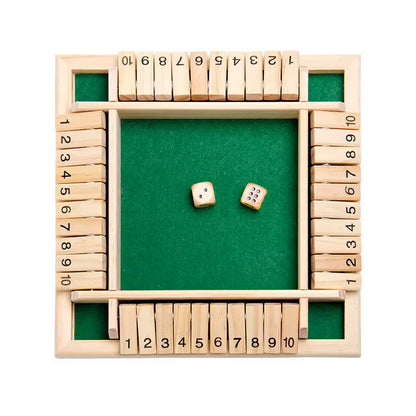 Mind Count Montessori-Würfelspiel | Lehrt Zahlen und Strategie | Hölzernes Shut the Box | Pädagogisches Mathe-Spielzeug 1