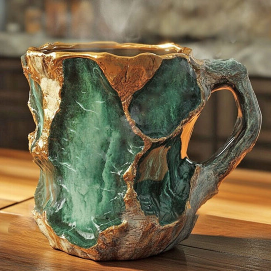 Mineral Crystal – Elegante kristallen koffiekop voor stijlvolle genieting