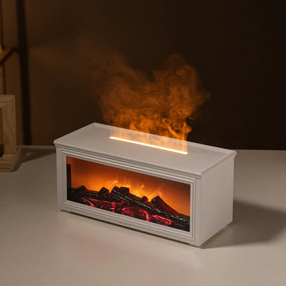 FlameAura – Aromatherapy Fire Pit Diffuser with 7 Colors