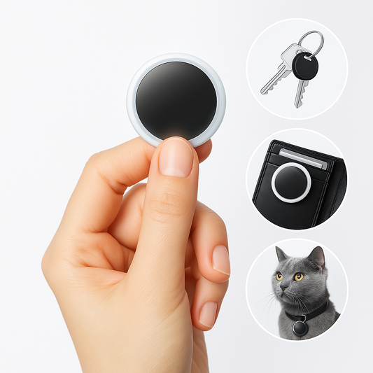 TrackMate Mini – Bluetooth GPS Tracker for Keys & Valuables