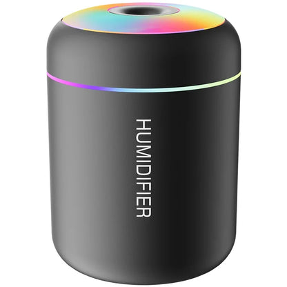 AromaMist Mini – 180ml USB Humidifier with LED Lighting