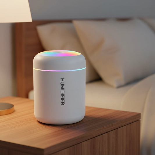 AromaMist Mini – humidificador USB de 180ml con iluminación LED