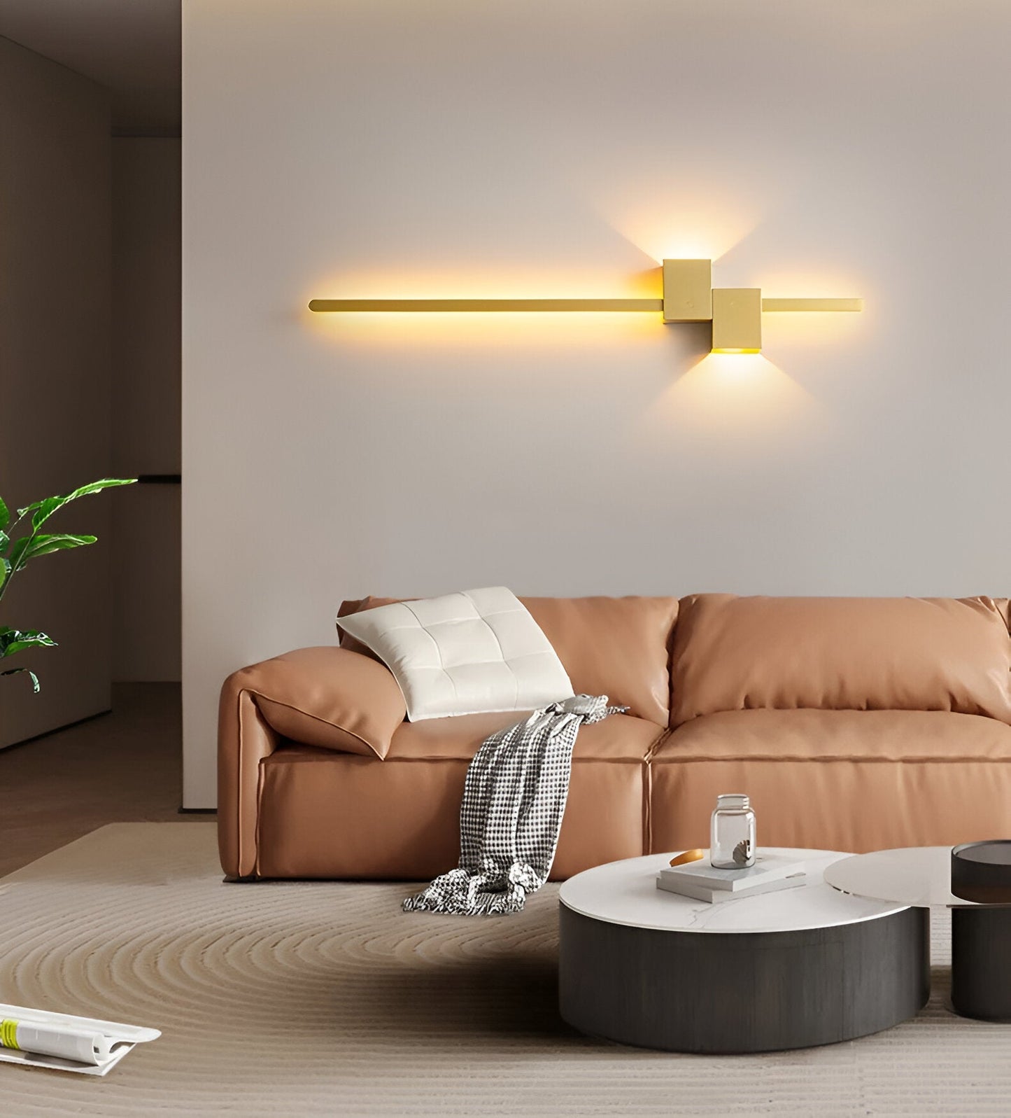 LINESTRIPE – Lámpara de pared LED minimalista para un ambiente moderno