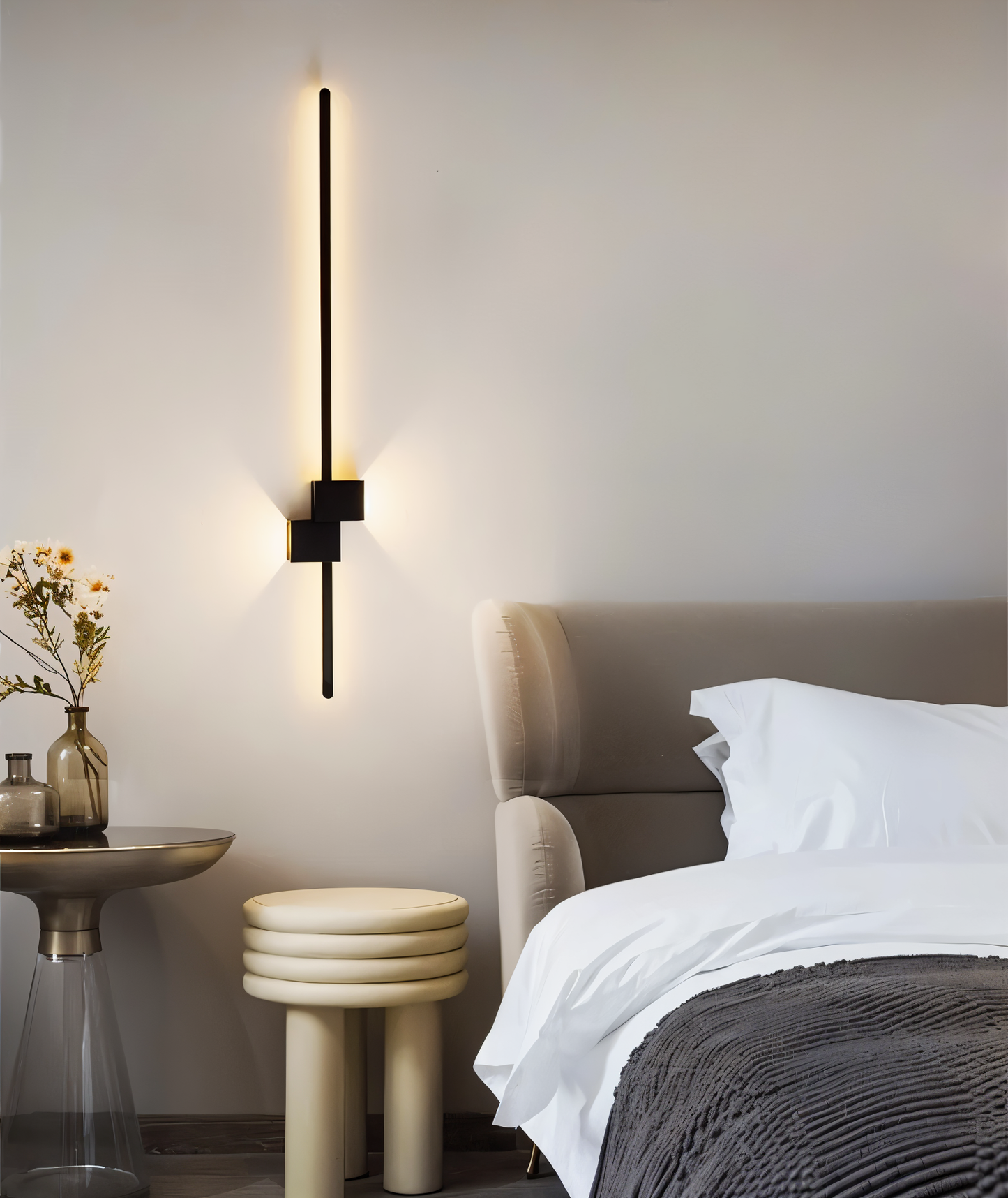 LINESTRIPE – Lámpara de pared LED minimalista para un ambiente moderno