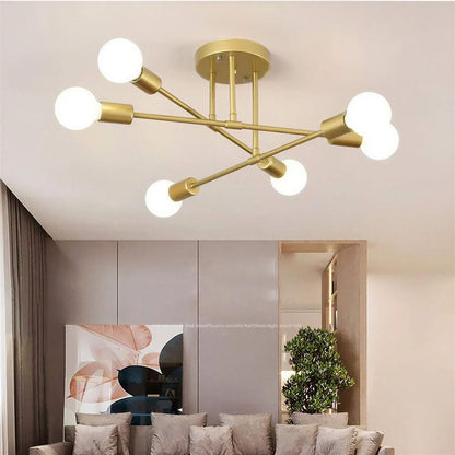 STELLARA – Modern Sputnik Ceiling Light in an Elegant Star Design