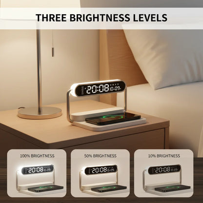 Moderne 3-in-1 Nachtlampe - LED Nachtlicht für Kinder mit Touch-Dimmer und kabelloser Aufladung 2