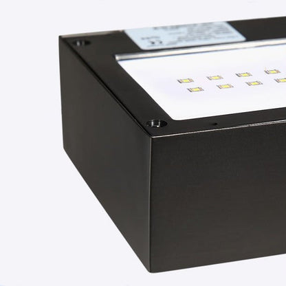 Moderne LED-Wandlampe Schwarz - Solarbetriebene Wandleuchte mit Ober- und Unterlicht, IP44, 200 Lumen für Außenbereiche 7