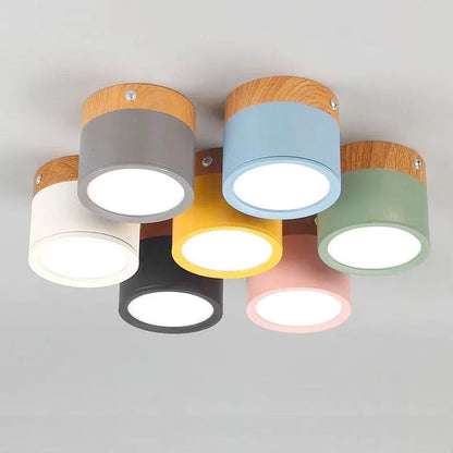 LumiNord – Moderne dimbare LED plafondlamp met houtdesign
