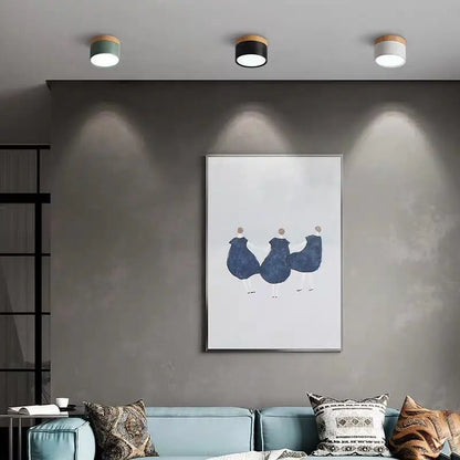 LumiNord – Moderne dimbare LED plafondlamp met houtdesign