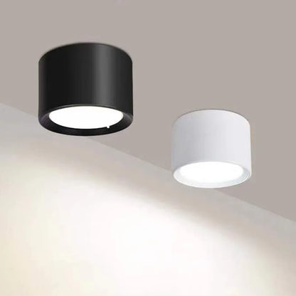NordicGlow – Moderne LED Deckenleuchte in Schwarz & Weiß