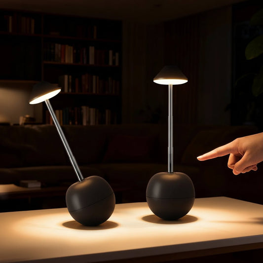 Moderne LED Nachttischlampe mit Fernbedienung und Ladefunktion für Schlafzimmer 0