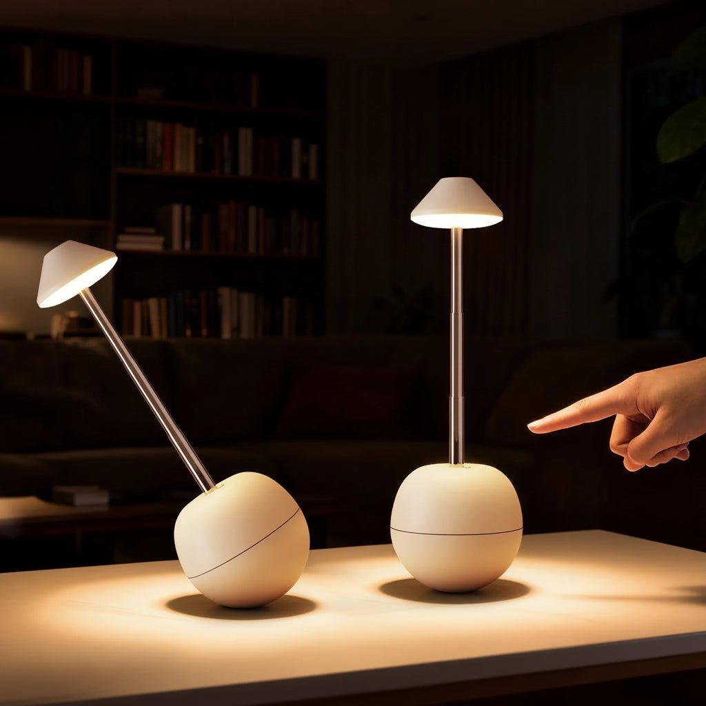 Moderne LED Nachttischlampe mit Fernbedienung und Ladefunktion für Schlafzimmer 1