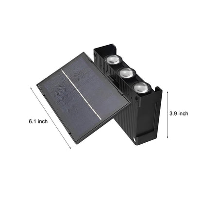 Moderne Solar Wandleuchte Außen Mit Bewegungsmelder – Energieeffiziente LED Außenbeleuchtung IP65 2