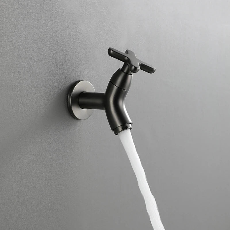 Moderne Wandarmatur Aus Messing – Kaltwasser Wasserhahn Wandmontage Für Bad Und Küche 0
