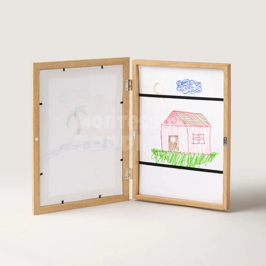 Montessori-Ankleiderahmen für Kleinkinder | Lehrt Unabhängigkeit | Feinmotorik-Lernspielzeug | Pädagogisches Montessori-Material 0