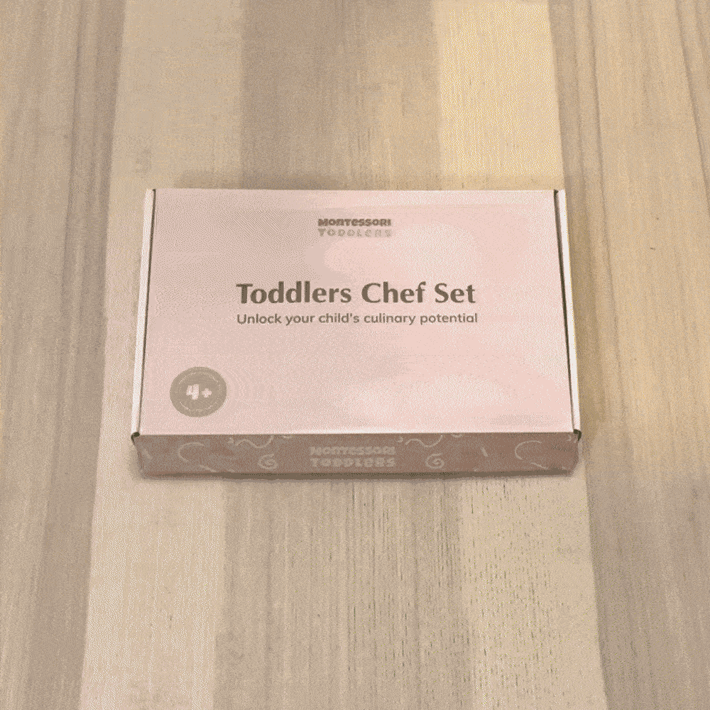 Montessori-Set „Little Chef“ | Lehrt Unabhängigkeit | Sicheres Kochset für Kleinkinder | Montessori-Küchen-Lernspielzeug 3