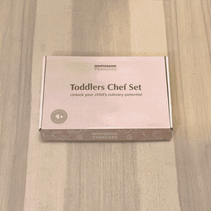 Montessori-Set „Little Chef“ | Lehrt Unabhängigkeit | Sicheres Kochset für Kleinkinder | Montessori-Küchen-Lernspielzeug 3