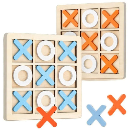 THINKTILES – Montessori 3D Schach- & Formenpuzzle aus Holz für Kinder ab 3