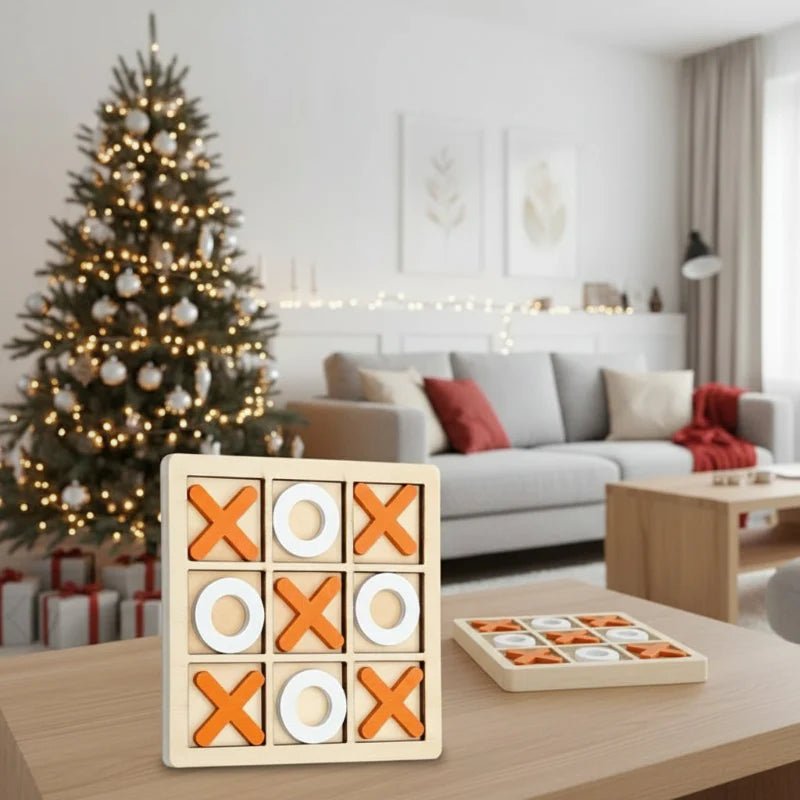 THINKTILES – Montessori 3D Schach- & Formenpuzzle aus Holz für Kinder ab 3