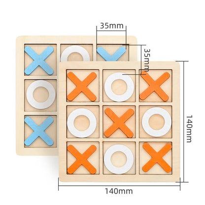 THINKTILES – Montessori 3D Schach- & Formenpuzzle aus Holz für Kinder ab 3
