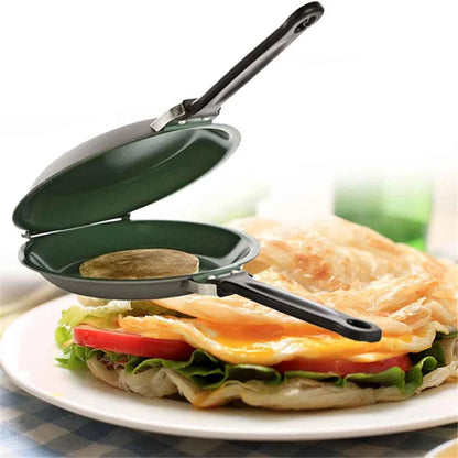 Sartén FlipEase – Sartén volteadora con recubrimiento antiadherente para cocinar sin esfuerzo y con poca grasa