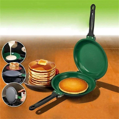 Sartén FlipEase – Sartén volteadora con recubrimiento antiadherente para cocinar sin esfuerzo y con poca grasa