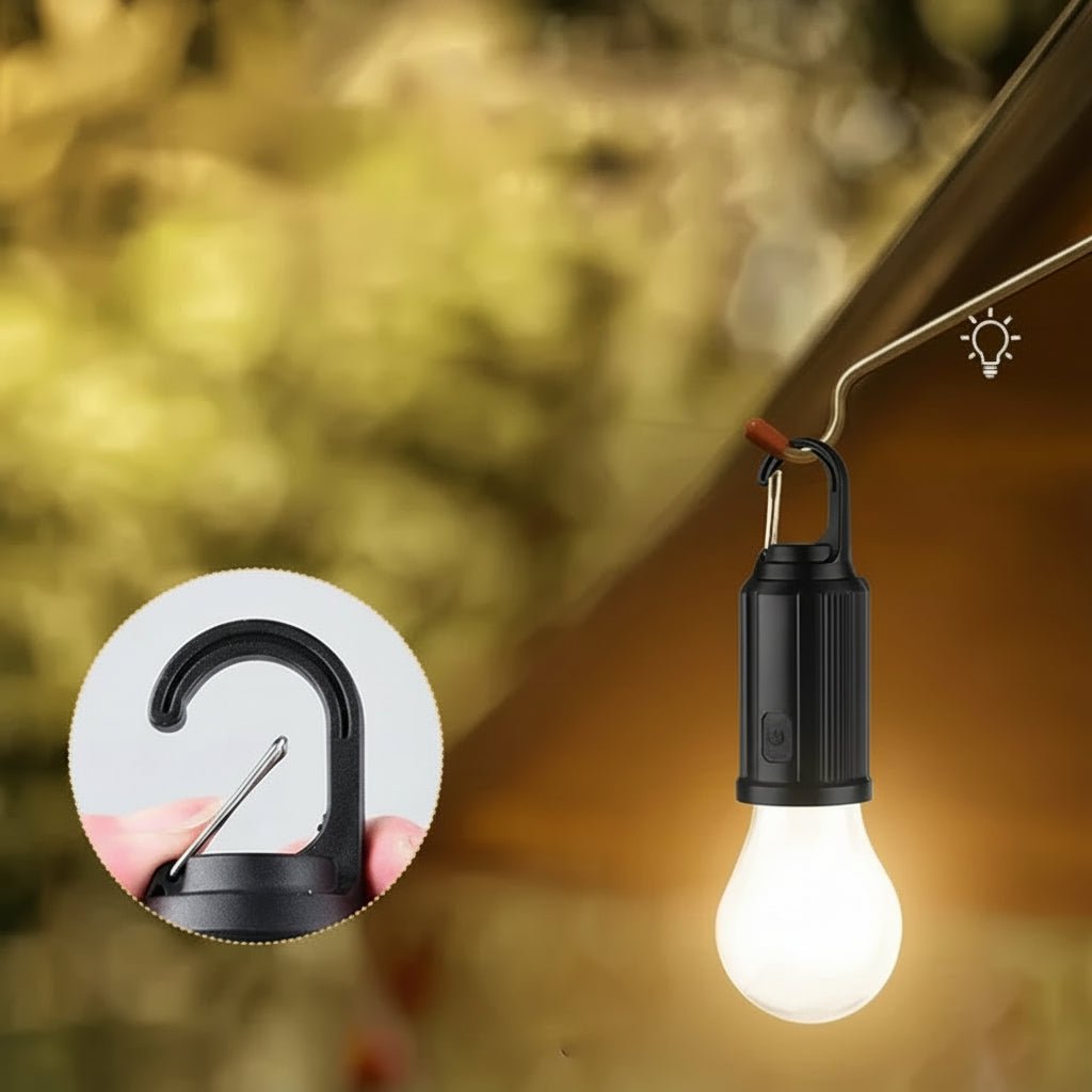 Multifunktionale Solar Campinglampe mit 3 Beleuchtungsmodi & Tragbarem Design 1