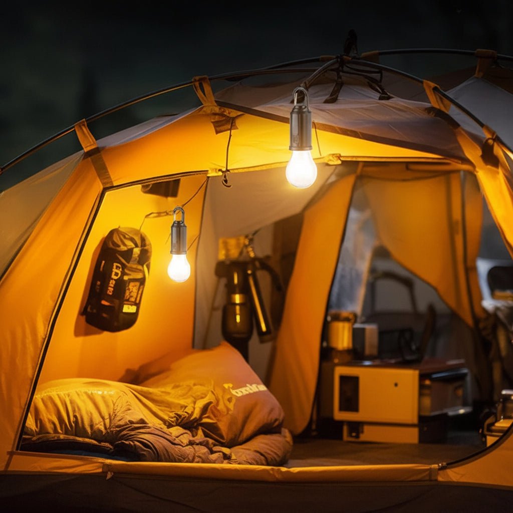Multifunktionale Solar Campinglampe mit 3 Beleuchtungsmodi & Tragbarem Design 3