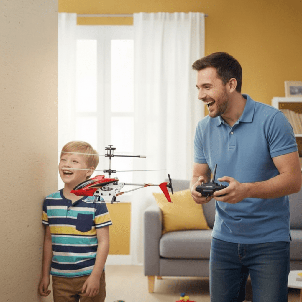 NANOGLIDE – Taschenfernbedienter Hubschrauber mit stabilem Gyro-Flug 4