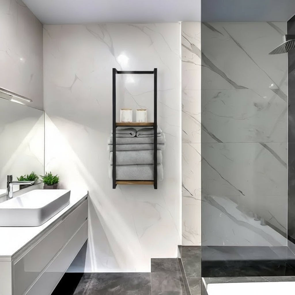 NEATBAR – Schlanker Handtuchhalter aus Edelstahl – Platzsparend zur Wandmontage 5