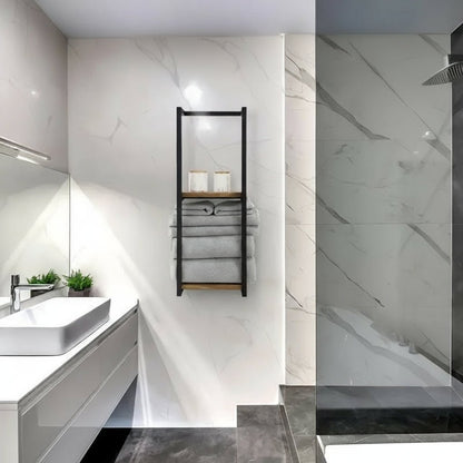 NEATBAR – Schlanker Handtuchhalter aus Edelstahl – Platzsparend zur Wandmontage 5