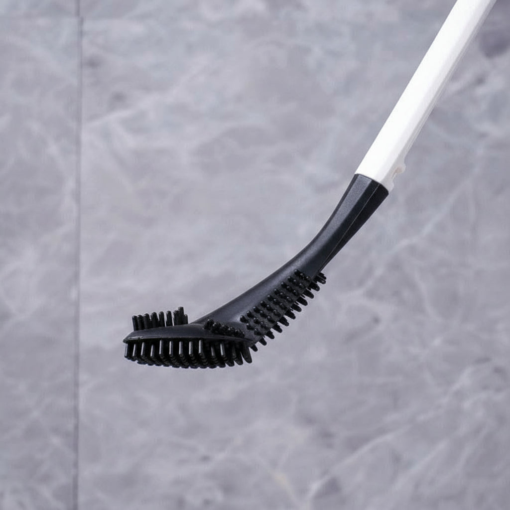 NEATFLOW – Dreieckige TPR-Toilettenbürste mit tropffreier Basis 6