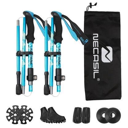 NECASIL Trekking Poles - Collapsible hiking poles for stability and comfort