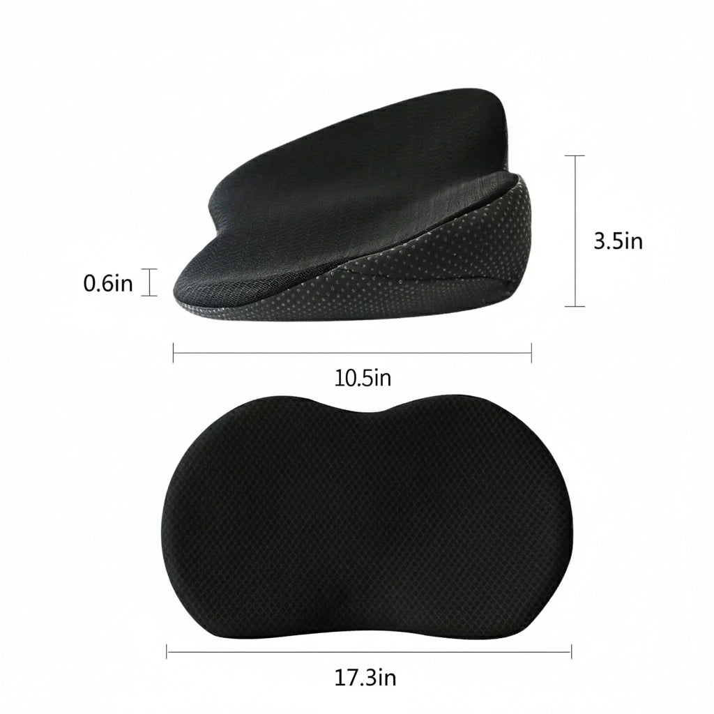 NERVEEASE – Autositzkissen aus Memory-Schaum zur Linderung von Ischiasbeschwerden und Unterstützung des unteren Rückens 5