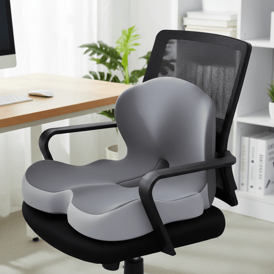 NERVOCALM – Rutschfestes Sitzkissen aus Memory-Schaum zur Druckentlastung und Linderung von Ischiasbeschwerden 0