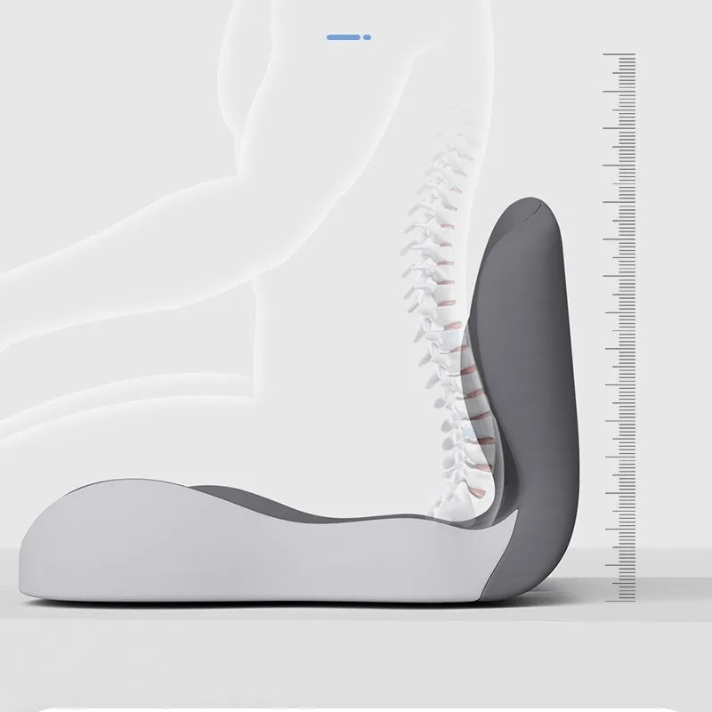 NERVOCALM – Rutschfestes Sitzkissen aus Memory-Schaum zur Druckentlastung und Linderung von Ischiasbeschwerden 4