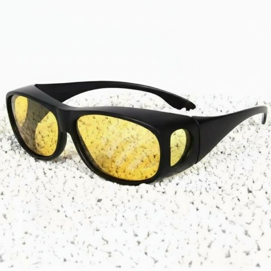 CLARIVUE – lunettes de nuit avec verres HD et protection anti-éblouissement pour une conduite sûre la nuit