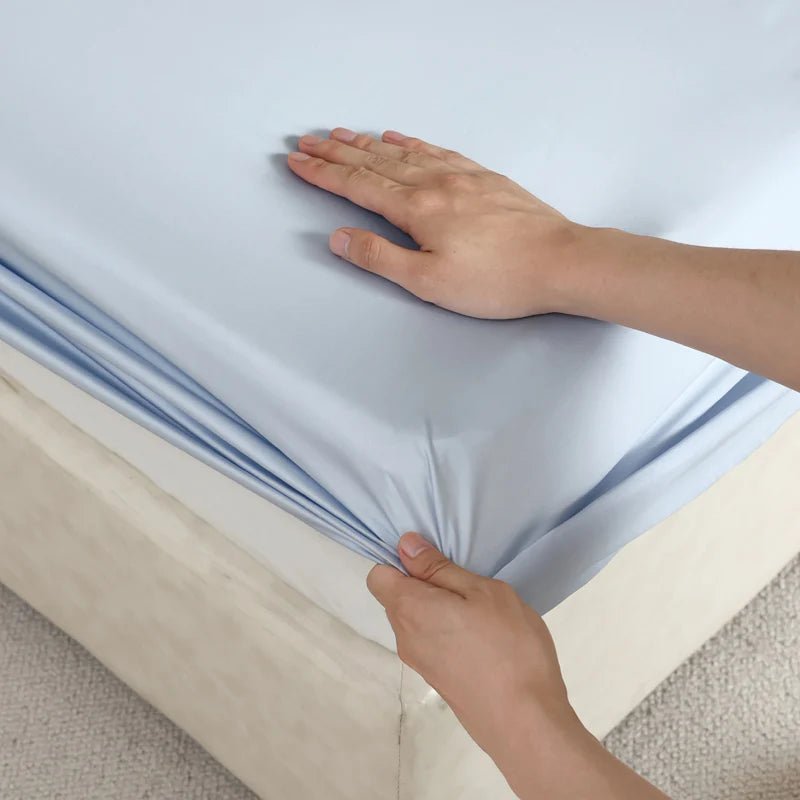 NOBLESILK – Luxuriöses Spannbettlaken aus Maulbeerseide für kühlen, atmungsaktiven Schlaf 10