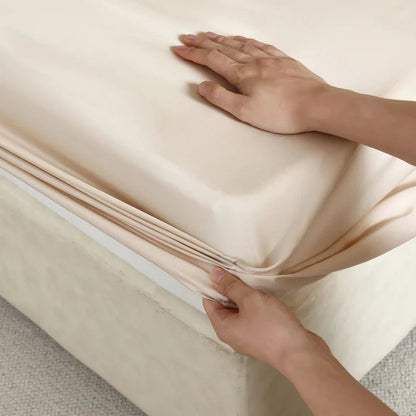 NOBLESILK – Luxuriöses Spannbettlaken aus Maulbeerseide für kühlen, atmungsaktiven Schlaf 13