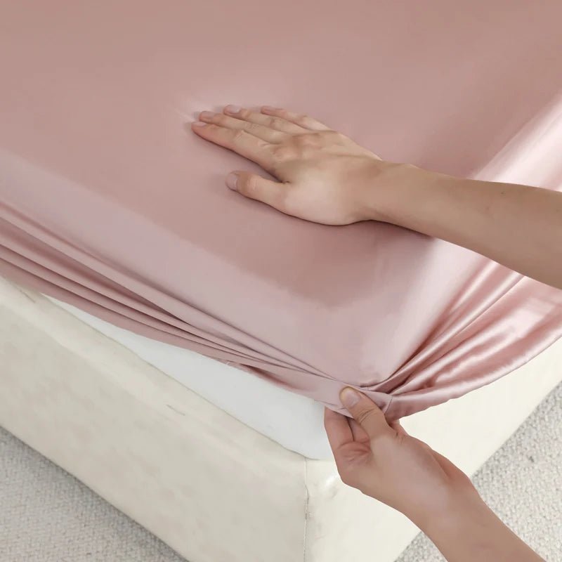 NOBLESILK – Luxuriöses Spannbettlaken aus Maulbeerseide für kühlen, atmungsaktiven Schlaf 14