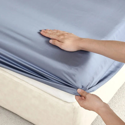 NOBLESILK – Luxuriöses Spannbettlaken aus Maulbeerseide für kühlen, atmungsaktiven Schlaf 16