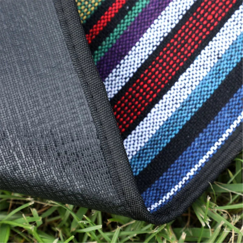 CAMPVIBE BLANKET - Waterproof picnic mat in ethnic style for camping & outdoor comfort
