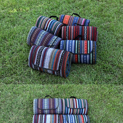 CAMPVIBE BLANKET - Waterproof picnic mat in ethnic style for camping & outdoor comfort