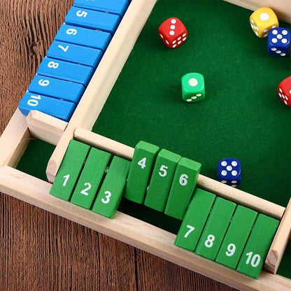 NUMBLOX – Würfelspiel aus Holz für 4 Spieler 4