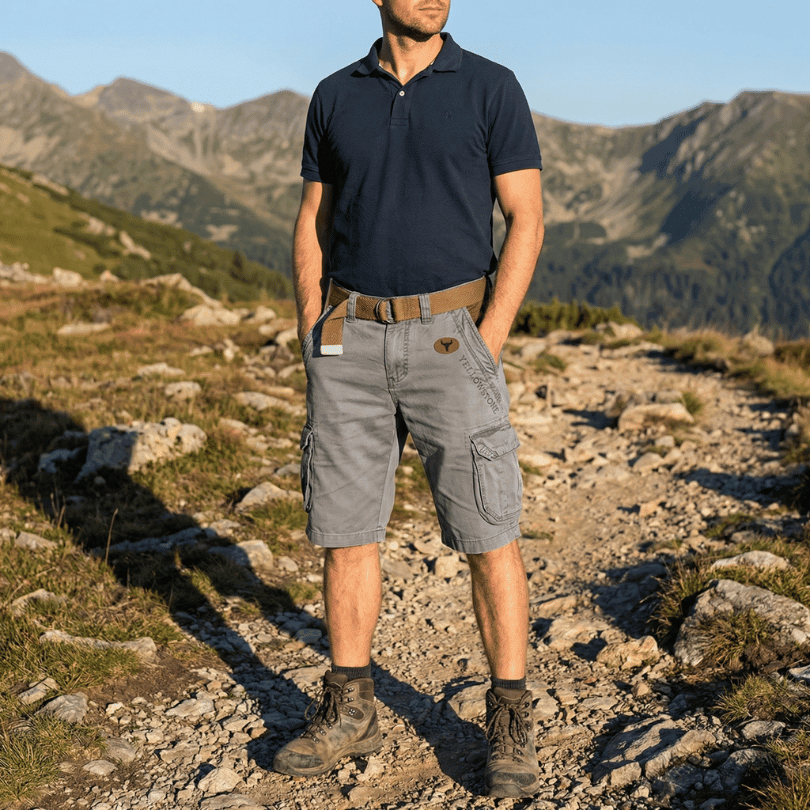 Pantaloncini MAVERICK - Comodi pantaloncini cargo con molte tasche per uomo