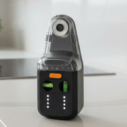 QUICKFIX – Electric Dust Collector with Laser Level & Drill Mount