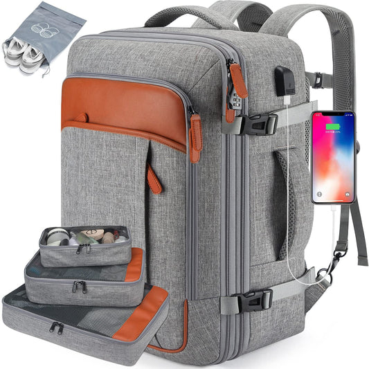TRAVELLITE PACK - Cabin backpack with shoe compartment & USB port