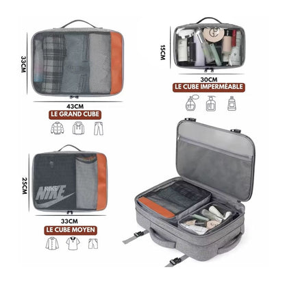 TRAVELLITE PACK - Cabin backpack with shoe compartment & USB port