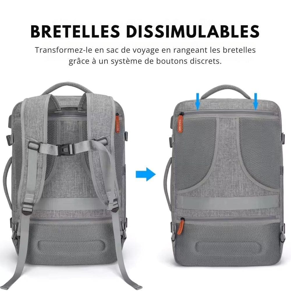 TRAVELLITE PACK - Cabin backpack with shoe compartment & USB port