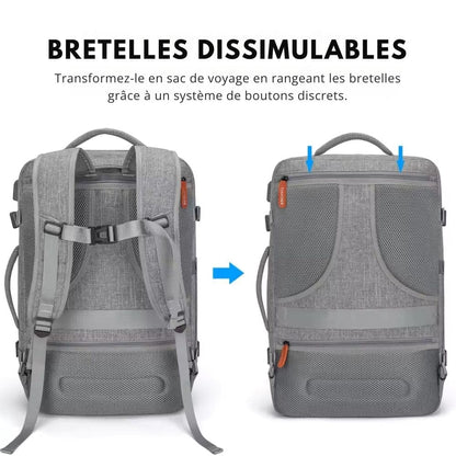 TRAVELLITE PACK - Cabin backpack with shoe compartment & USB port